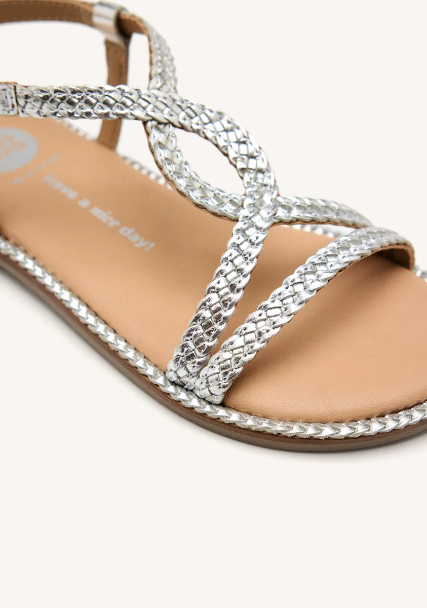 BRAIDED LEATHER SANDALS SUFFIELD - Image 3