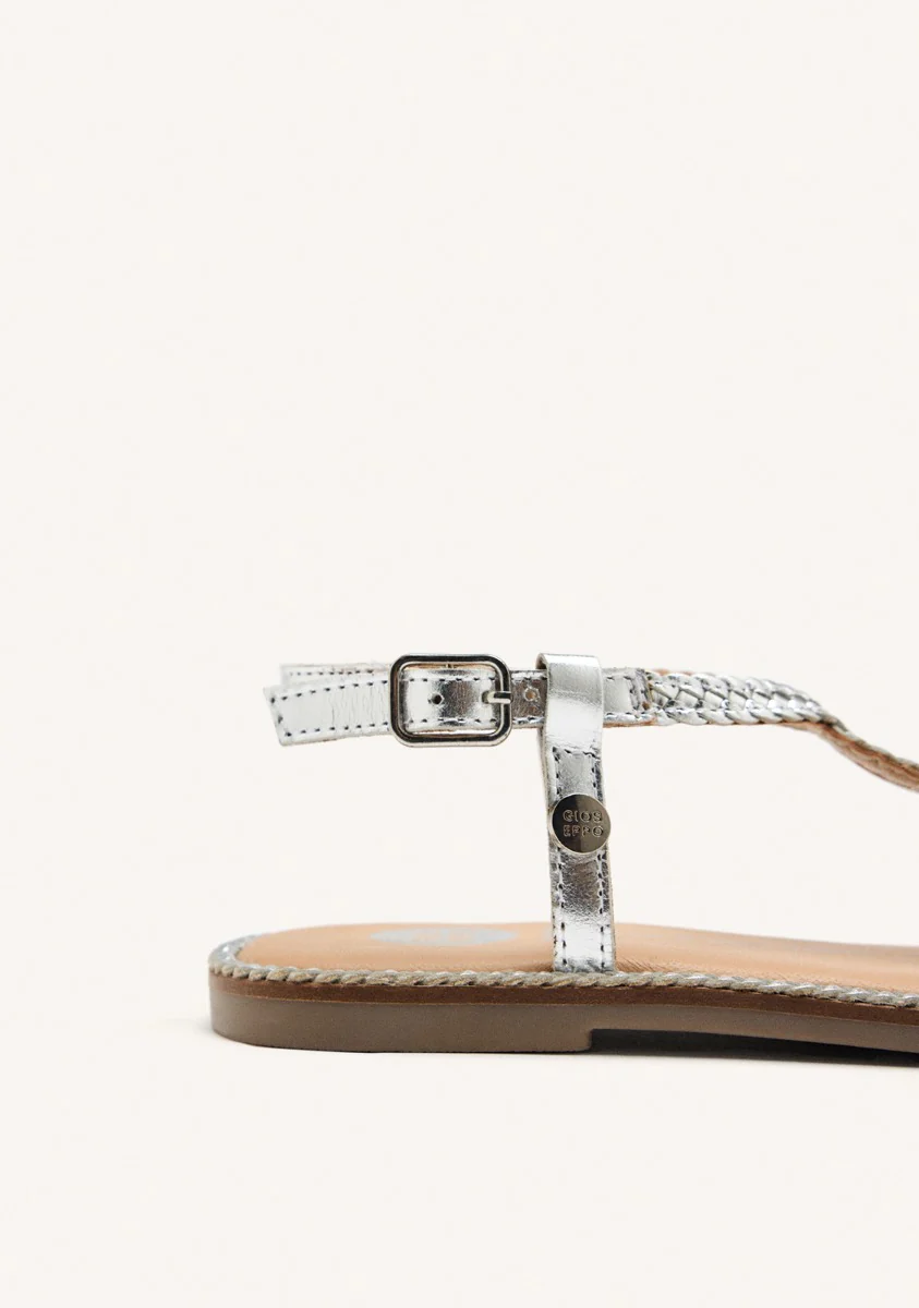 BRAIDED LEATHER SANDALS SUFFIELD - Image 4