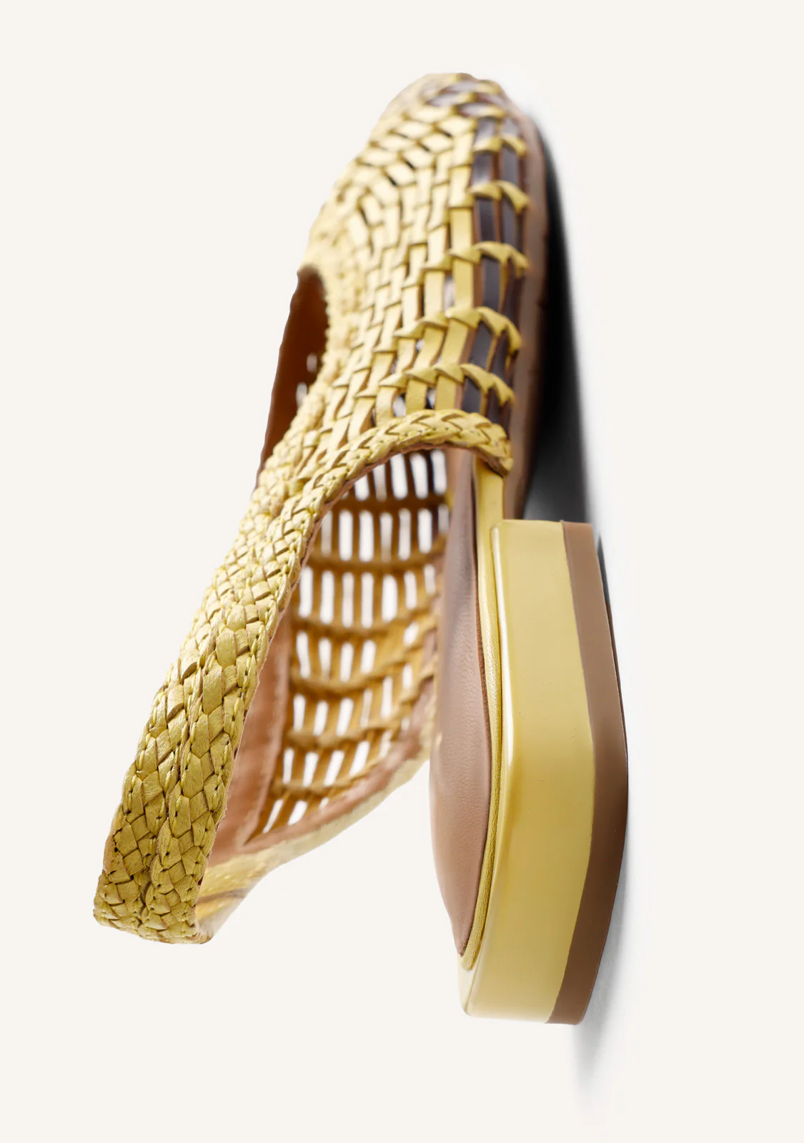 BRAIDED LEATHER SLINGBACK BALLET FLATS MAGARINI - Image 4