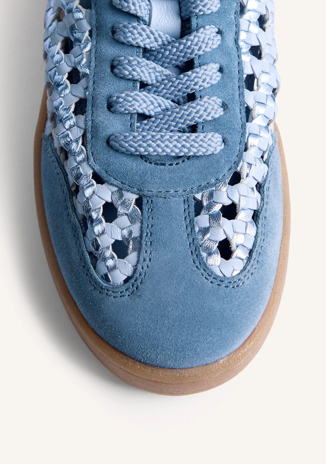 BRAIDED LEATHER SNEAKERS HINCKLEY - Image 3
