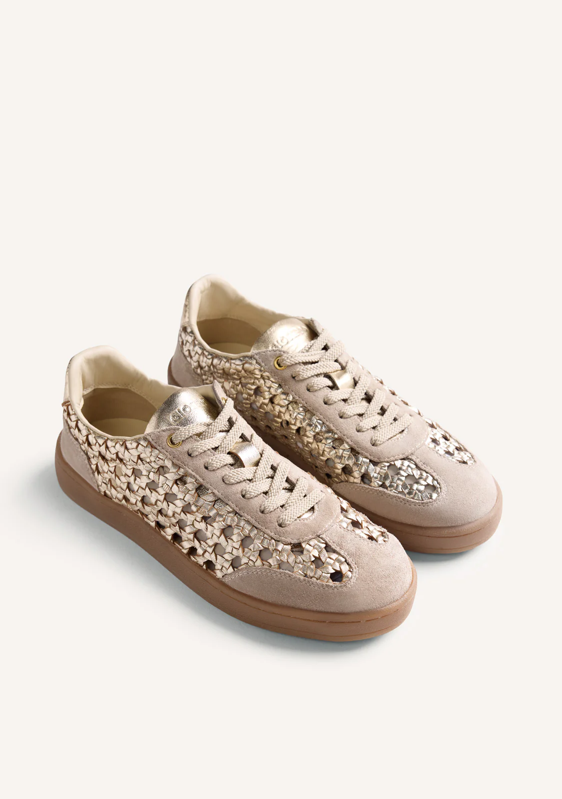 BRAIDED LEATHER SNEAKERS IJEBU - Image 2