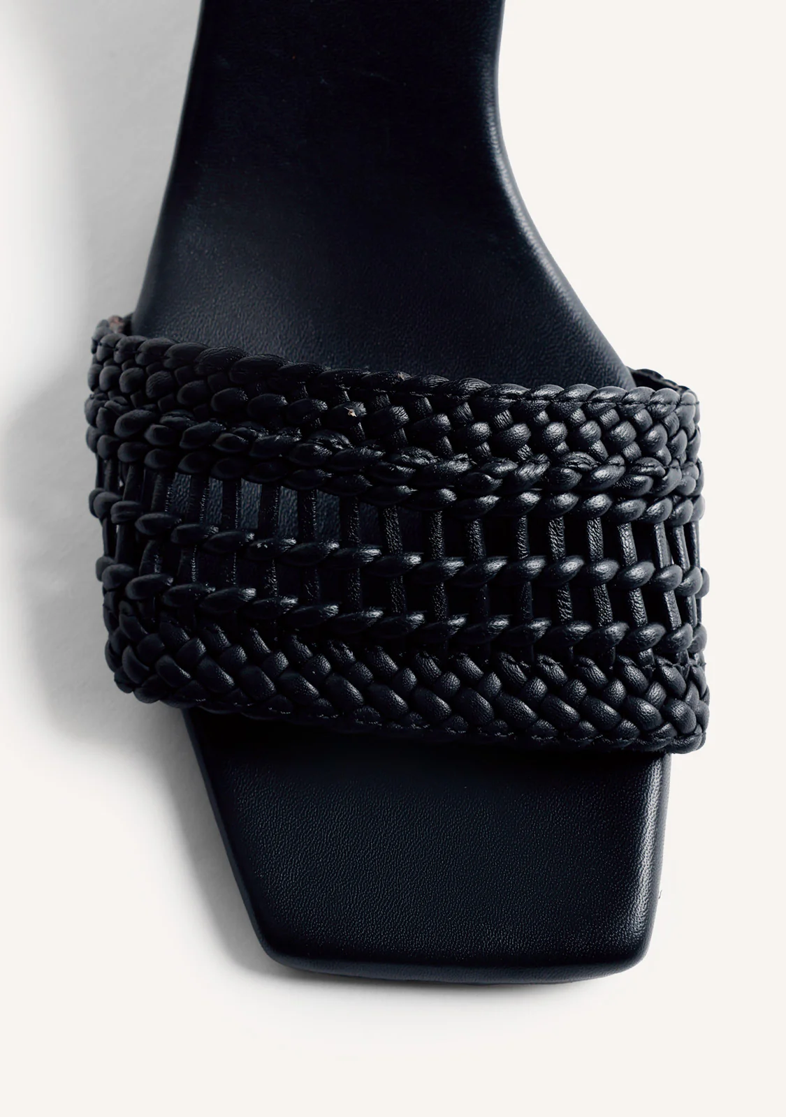 BRAIDED LEATHER WEDGE SANDALS MARERENI - Image 3