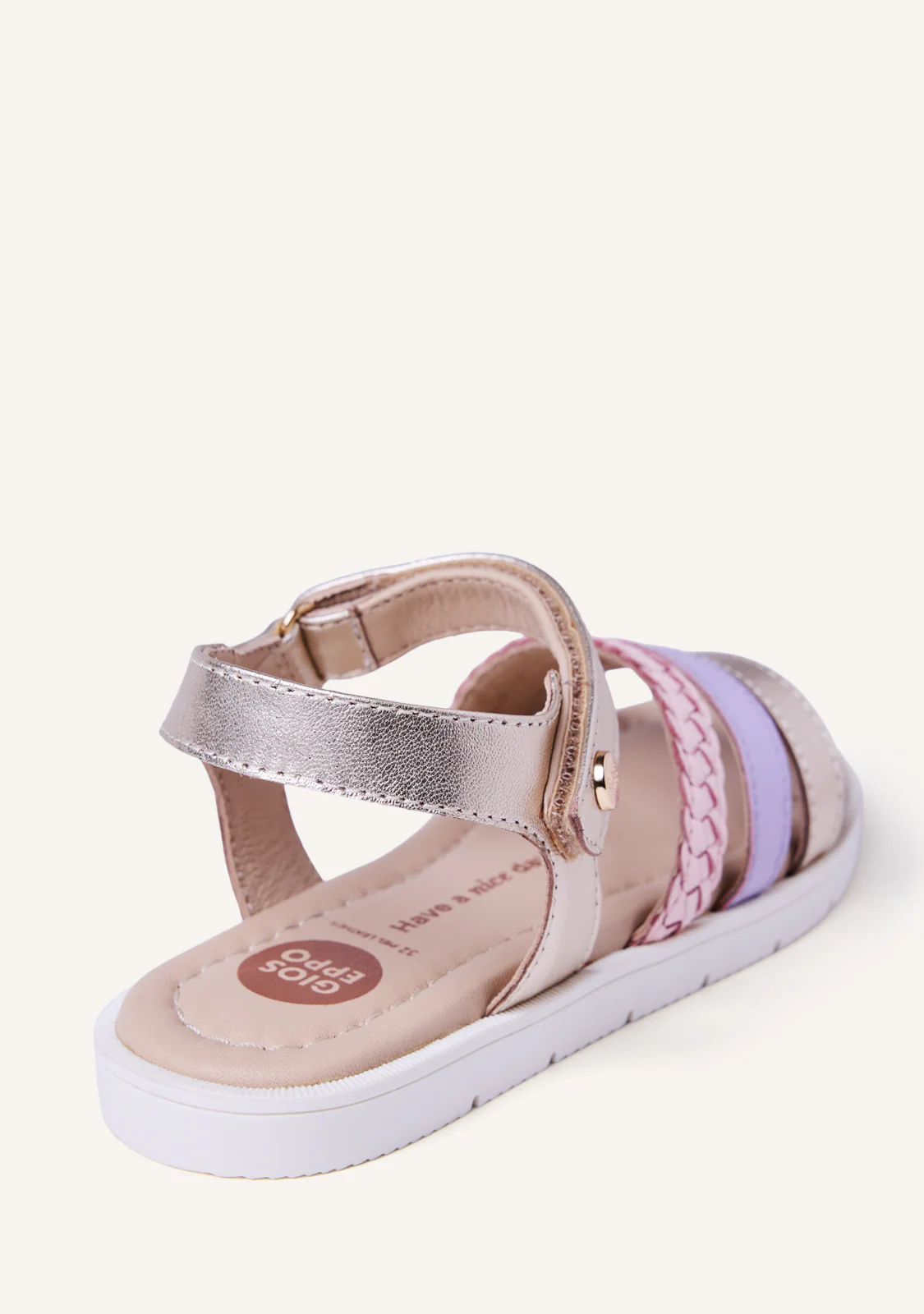 BRAIDED SHINY LEATHER SANDALS BUKOBA - Image 4