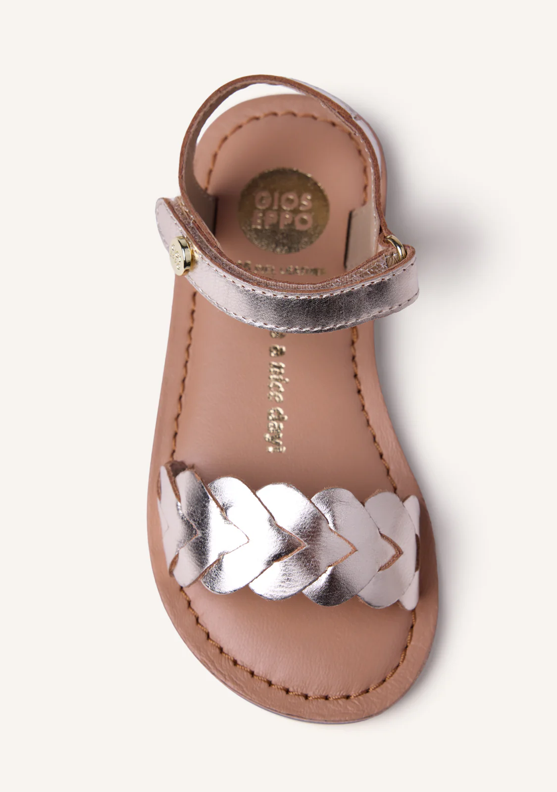 BRAIDED SHINY LEATHER SANDALS KINSHASA - Image 3
