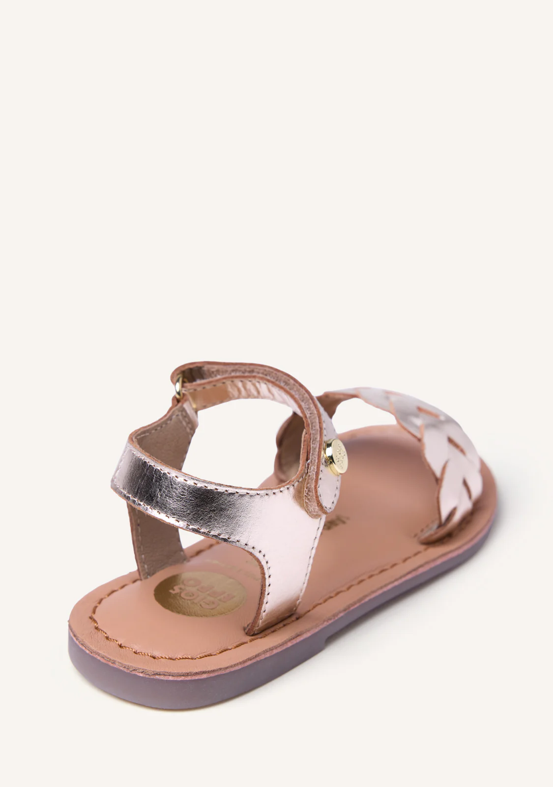 BRAIDED SHINY LEATHER SANDALS KINSHASA - Image 4