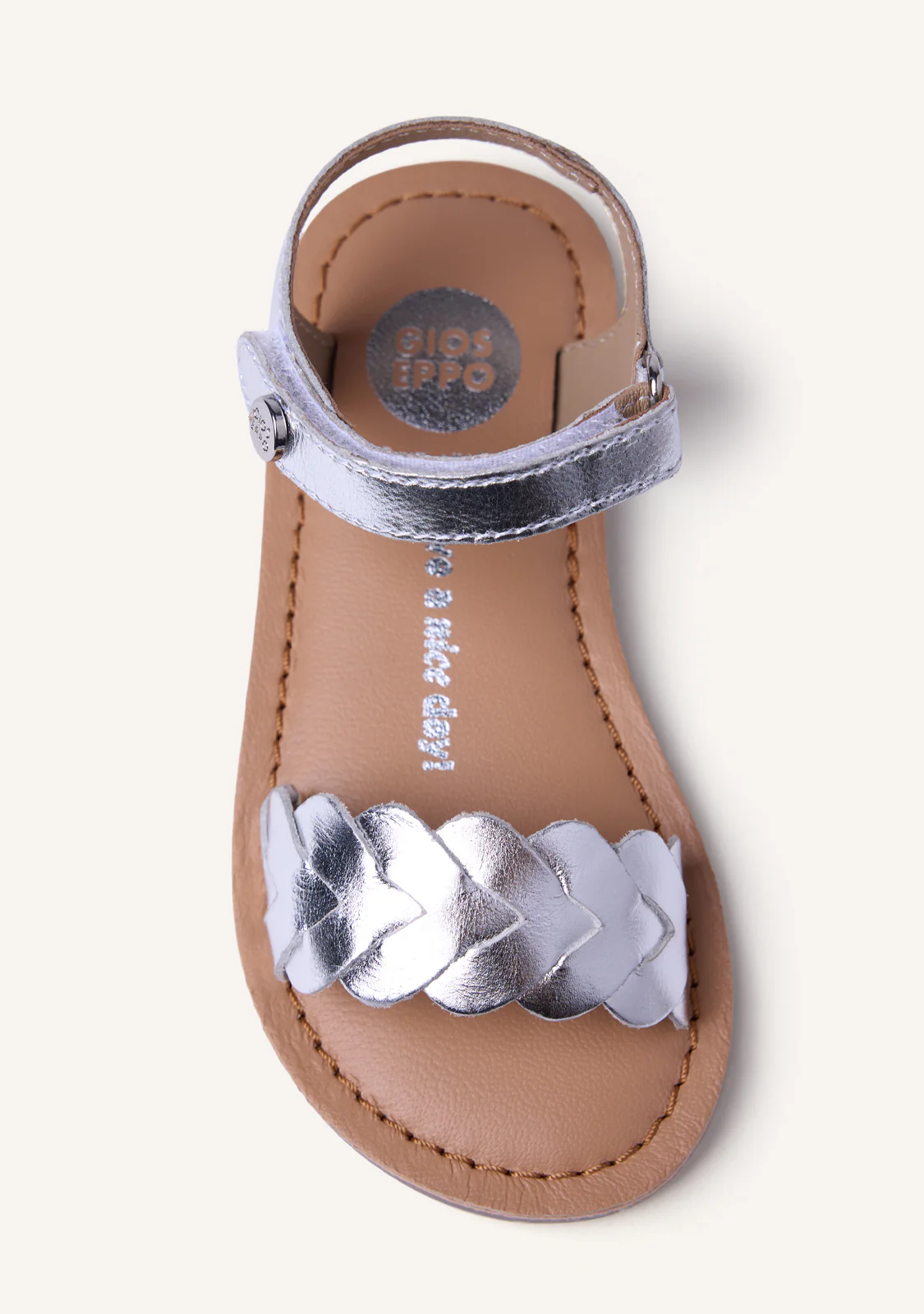 BRAIDED SHINY LEATHER SANDALS KINSHASA - Image 3