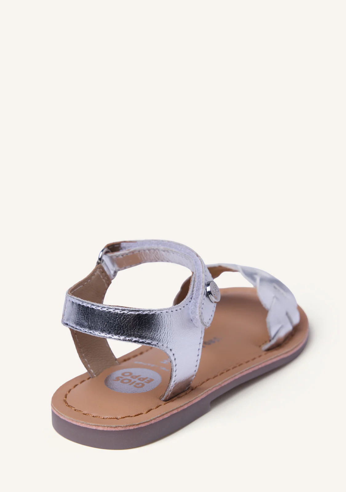 BRAIDED SHINY LEATHER SANDALS KINSHASA - Image 4
