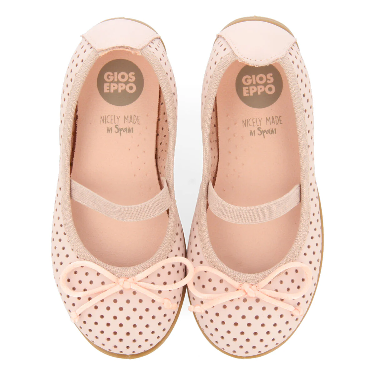 Brannay girlsink leather ballet flats - Image 3