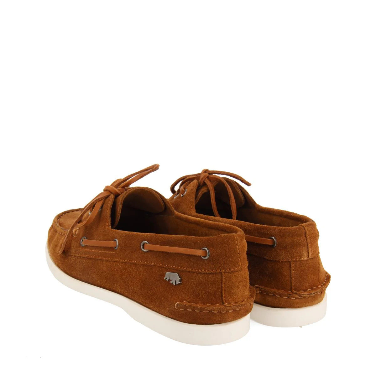 BROWN LEATHER MOCCASINS NÁUTICOS STYLE FOR MEN TRUNO - Image 3