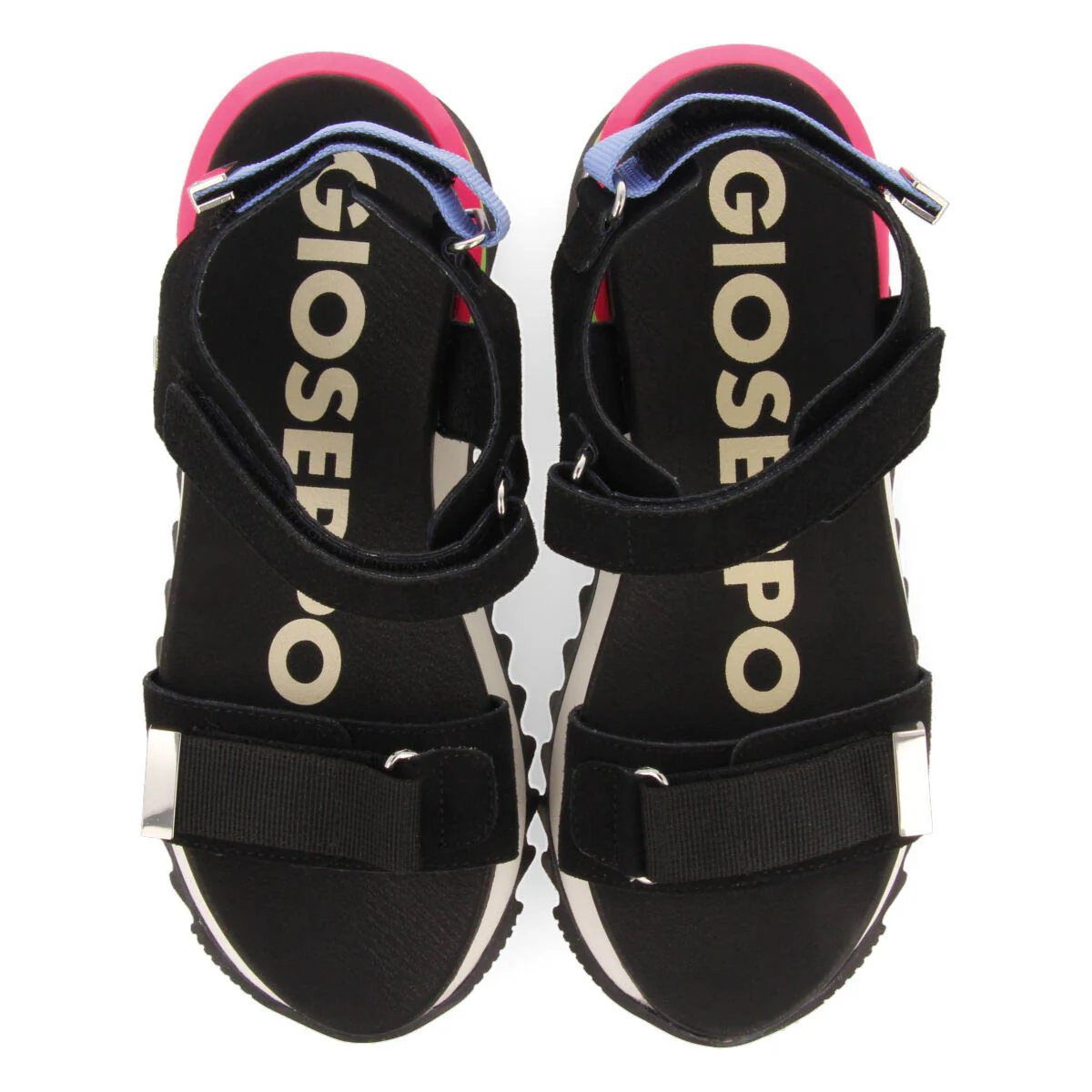 Buire women's sporty black sandals - Image 3