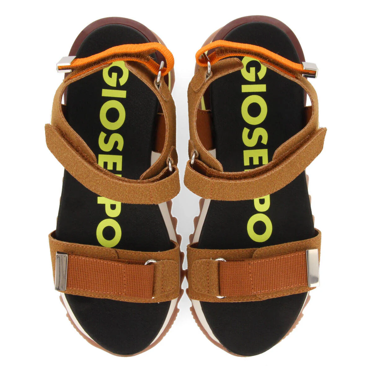 Buire women's sporty tan sandals - Image 4