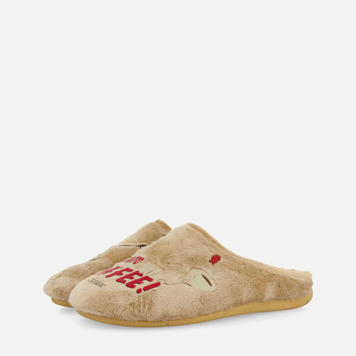 CALICOON FAUX FUR PRINT HOUSE SLIPPERS - Image 2