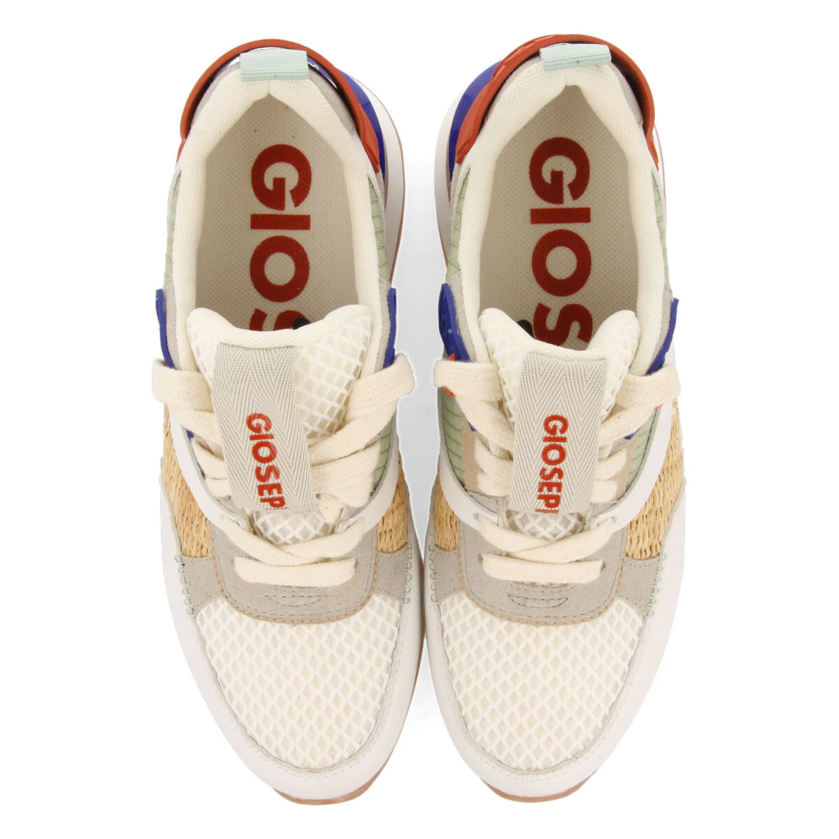 Camapua women's white textured sneakers - Image 3
