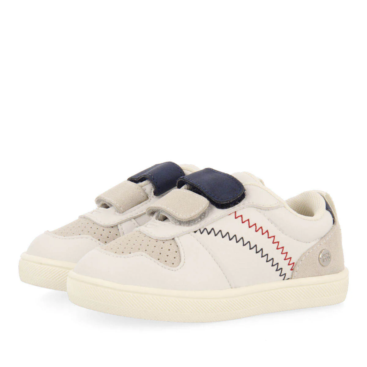 Campoi babies navy blue sneakers with adjustable fastenings - Image 2
