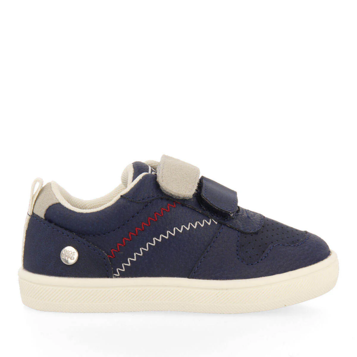 Campoi babies white sneakers with adjustable fastenings