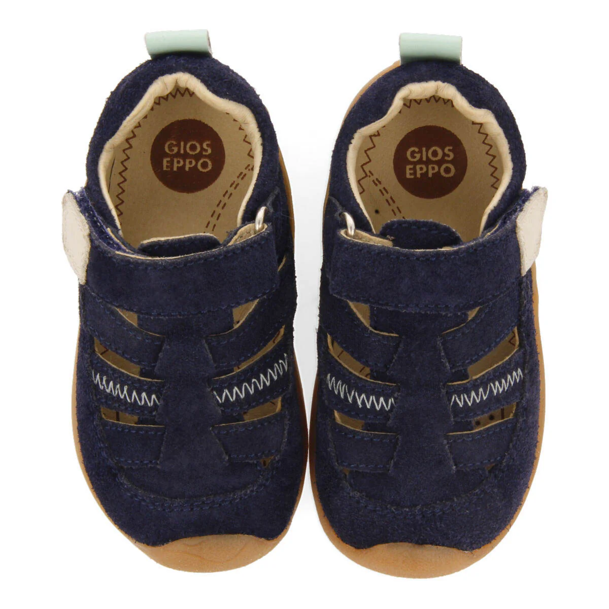 Canepa boys navy blue multi strap sandals - Image 3