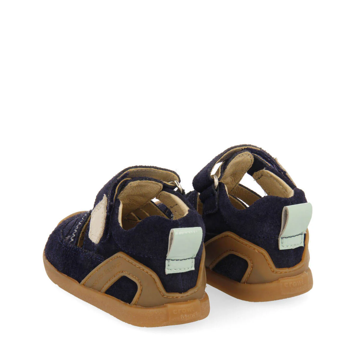 Canepa boys navy blue multi strap sandals - Image 4
