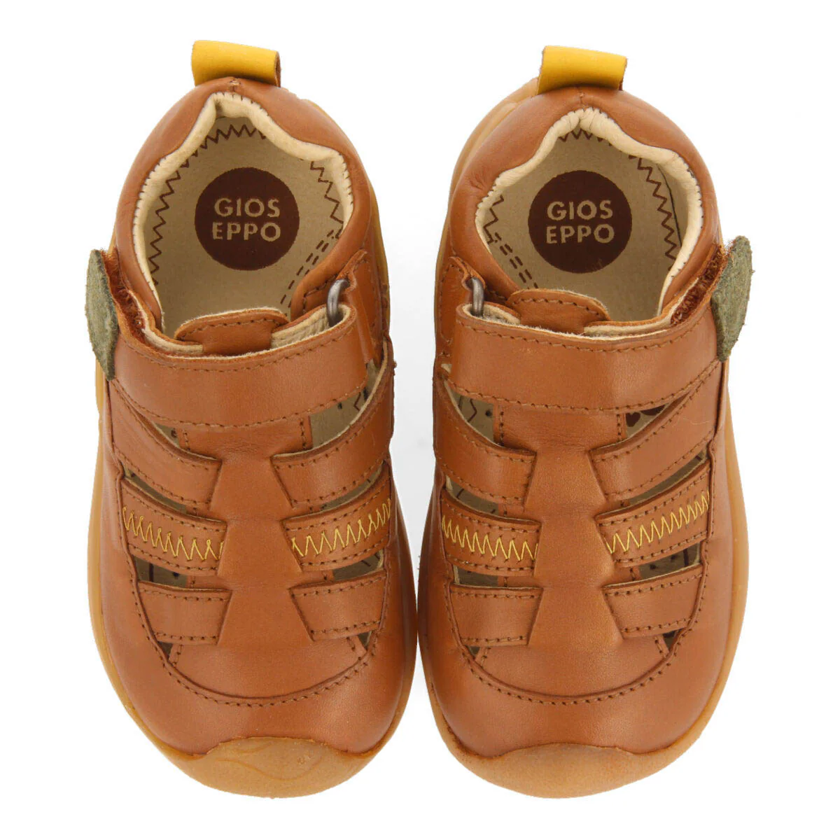 Canepa boys tan multi strap sandals - Image 3