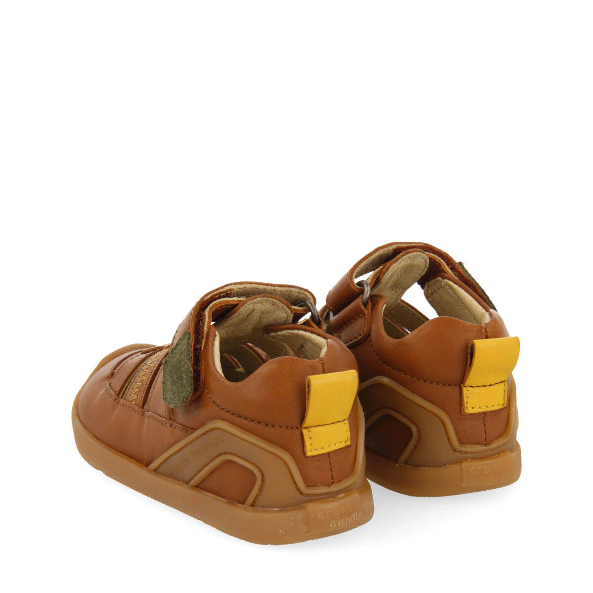 Canepa boys tan multi strap sandals - Image 4
