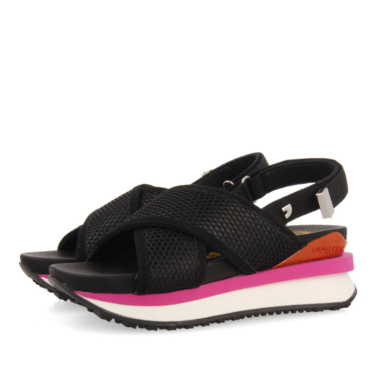 Caturai women's sporty black mesh sandals - Image 3