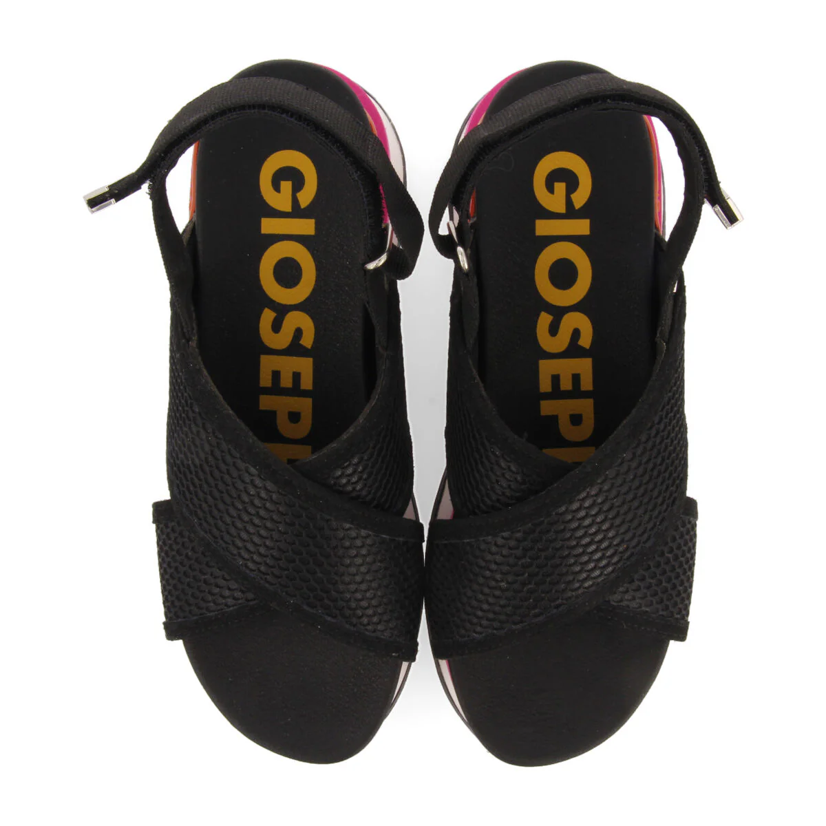 Caturai women's sporty black mesh sandals - Image 4