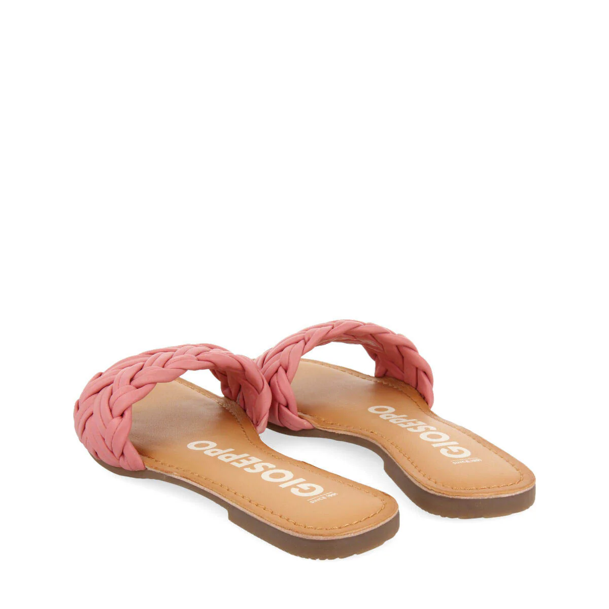 Chacrise women's flat sandals with braided pink vamps - Image 4