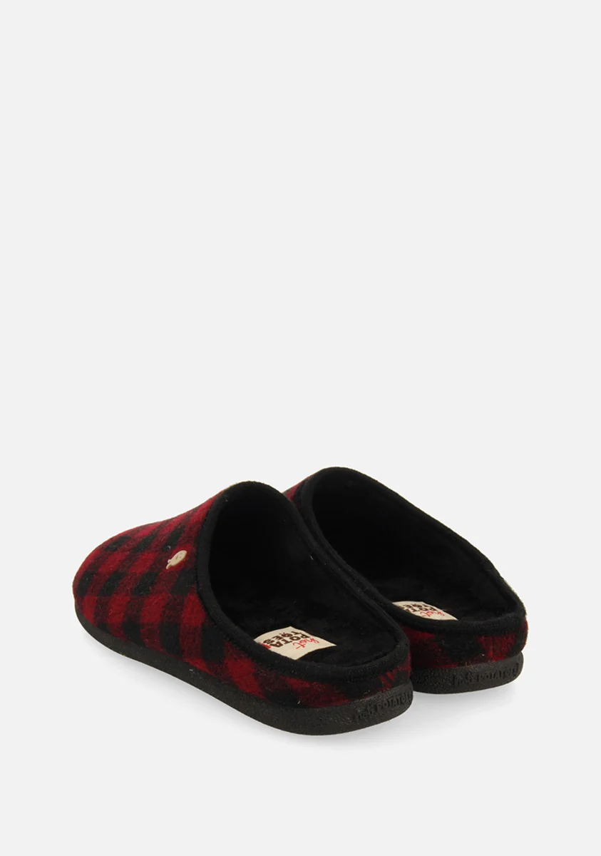 CHECKED PATTERN HOUSE SLIPPERS SAVANNAH - Image 3