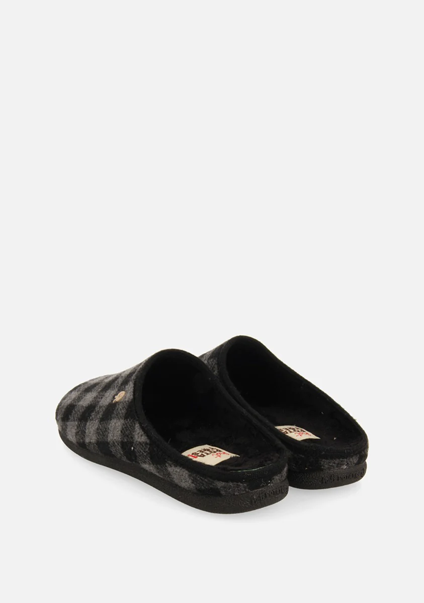 CHECKED PATTERN HOUSE SLIPPERS SAVANNAH - Image 3