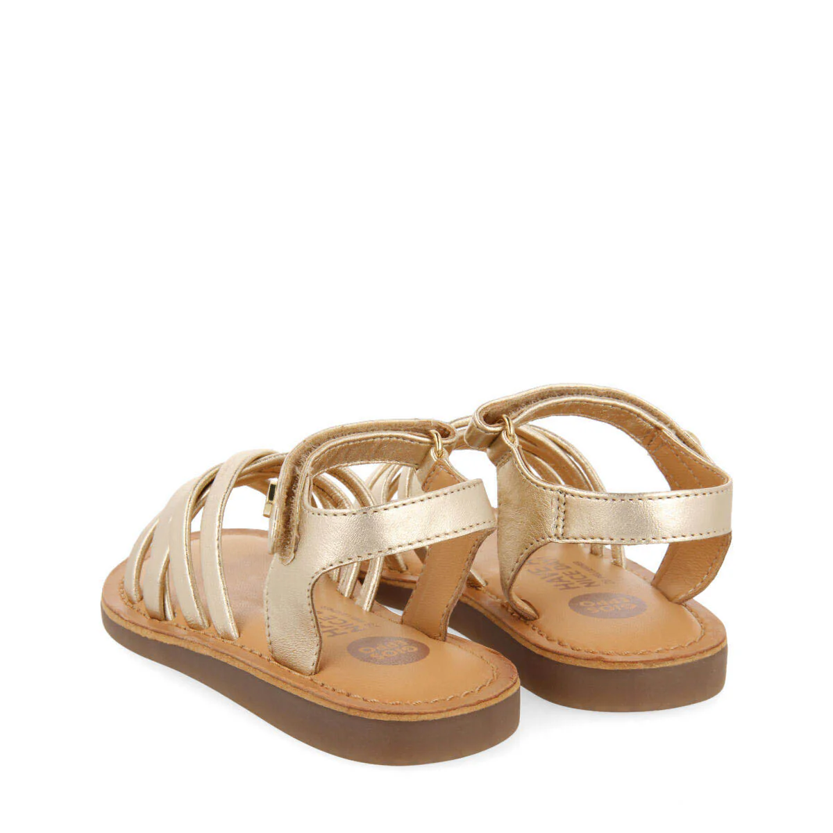 Cisery girls gold leather sandals - Image 4