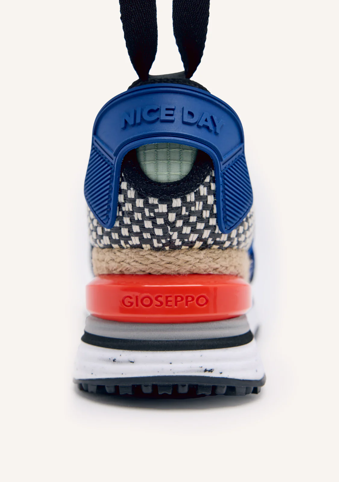 Coinches black espadrille sneakers with wedges - Image 3