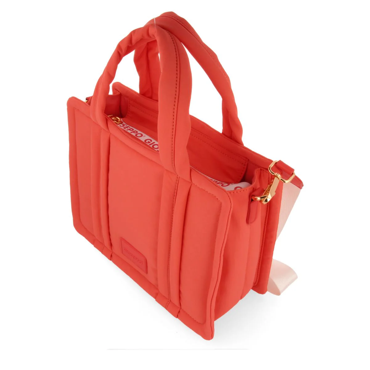CORAL BAG WITH HANDLES AND GEREI SHOULDER STRAP - Image 5