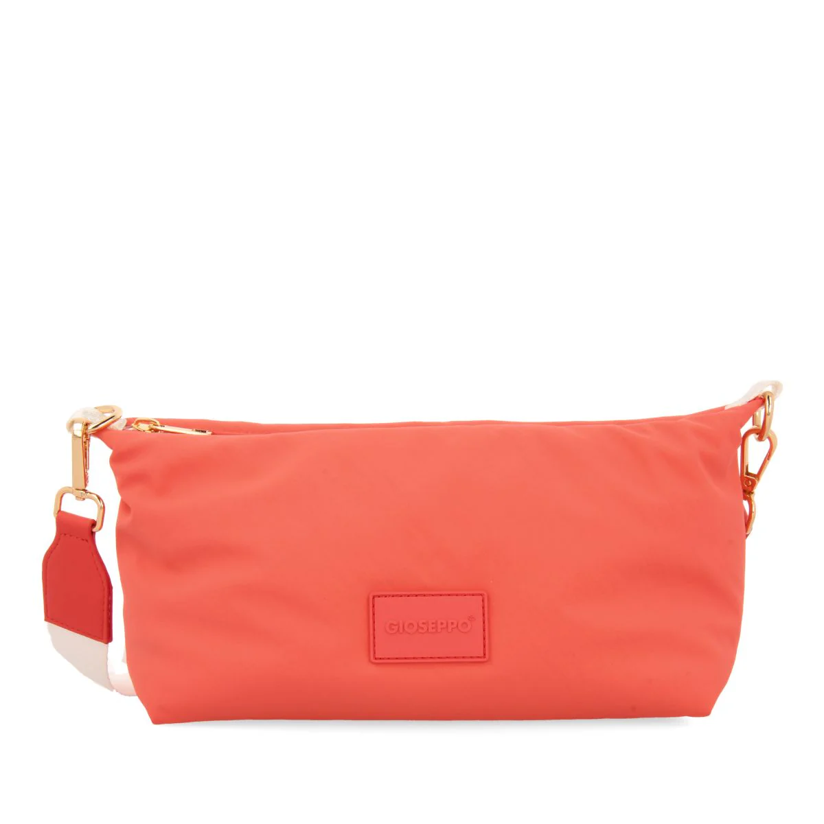 CORAL CROSSBODY BAG WITH CONTRAST HANDLE ALSEA