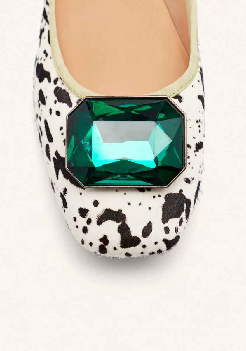 COW LEATHER BALLET FLATS CLYMAN - Image 3