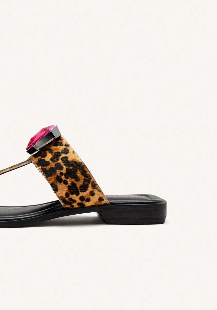 COW LEATHER GREEK SANDALS MERRIMAC - Image 4