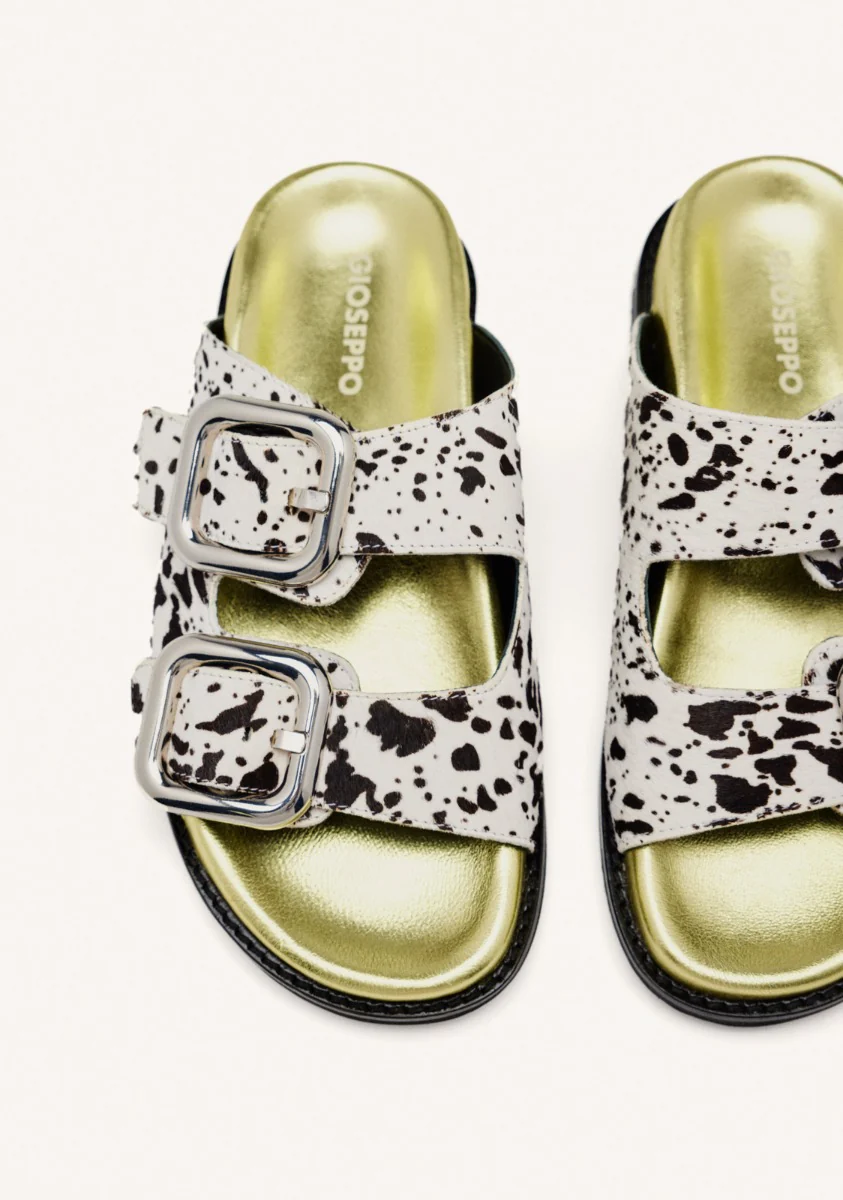 ANIMAL PRINT LEATHER BIO SANDALS MIFFLIN - Image 4