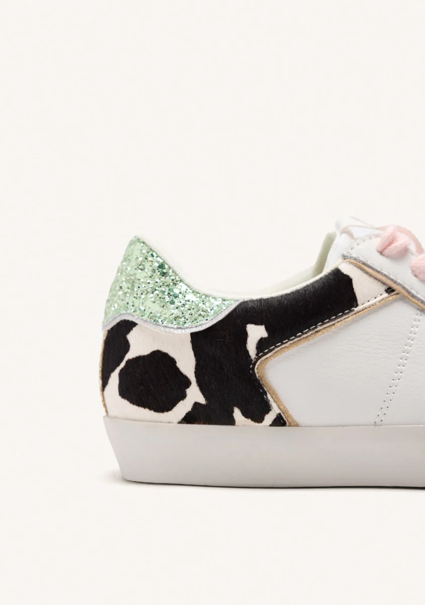 COW LEATHER WEDGE SNEAKERS GILFORD - Image 3