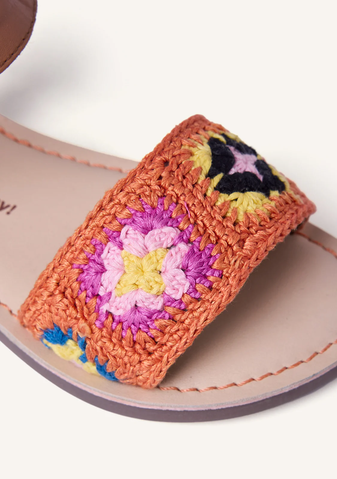 CROCHET AND LEATHER SANDALS LAISMIS - Image 4