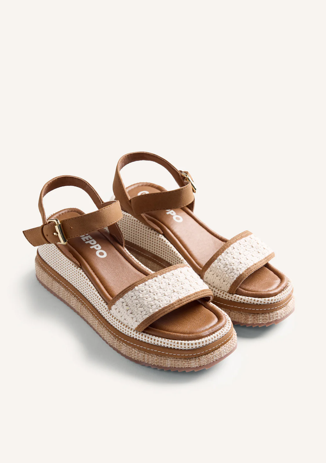 CROCHET WEDGE SANDALS ISOKO - Image 2