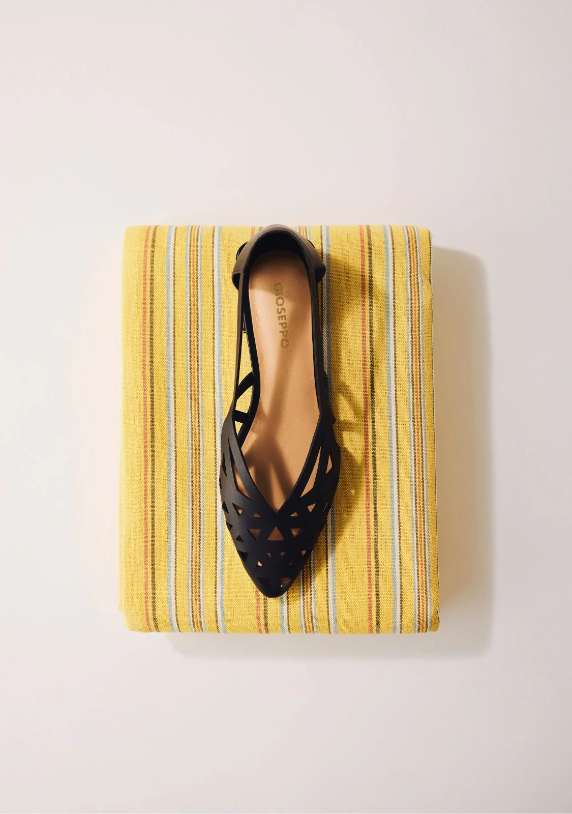 CUT-OUT LEATHER BALLET FLATS BUMALA - Image 5
