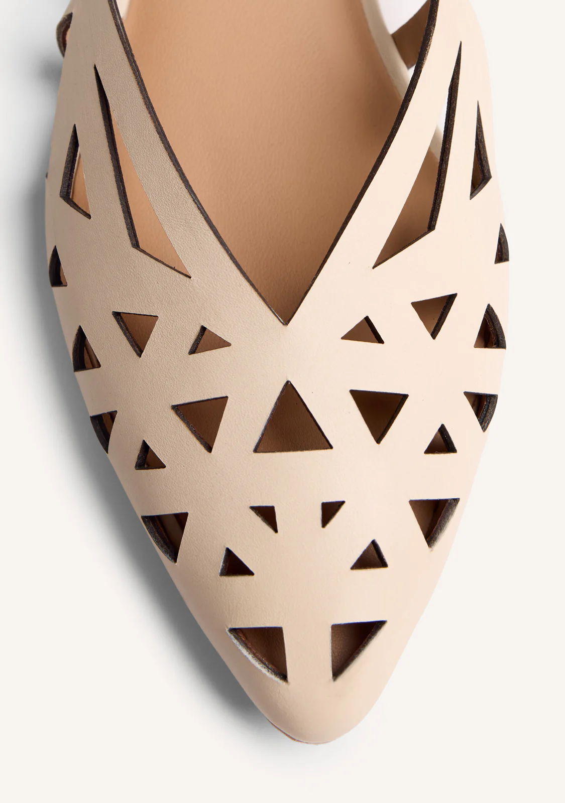 CUT-OUT LEATHER BALLET FLATS BUMALA - Image 3