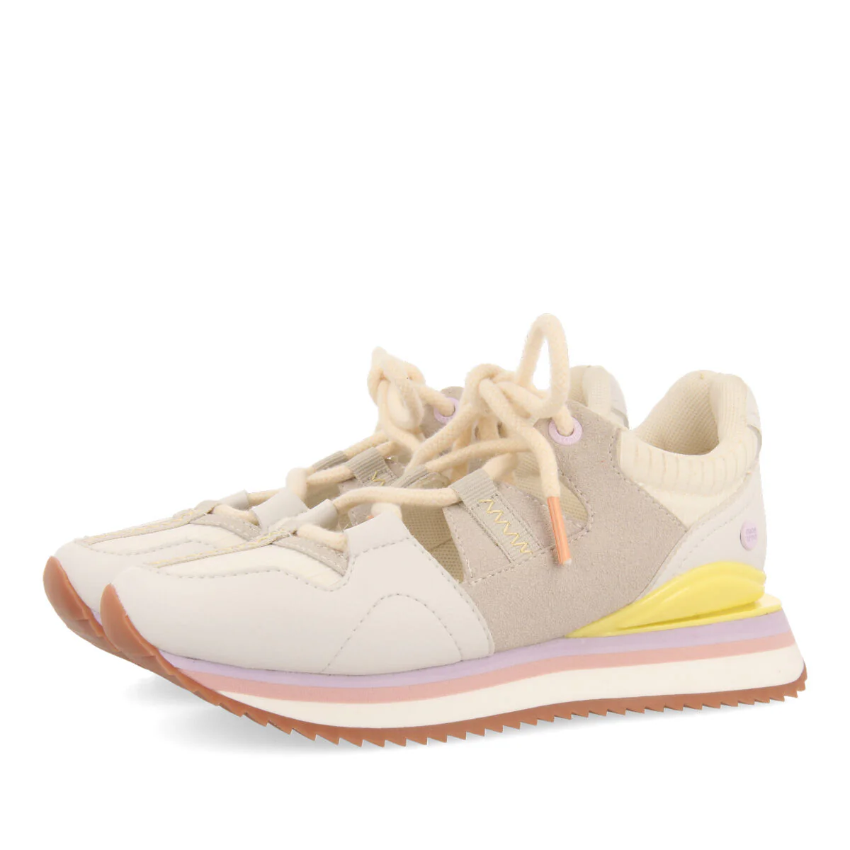 Dinoze girls semi open white sneakers - Image 2