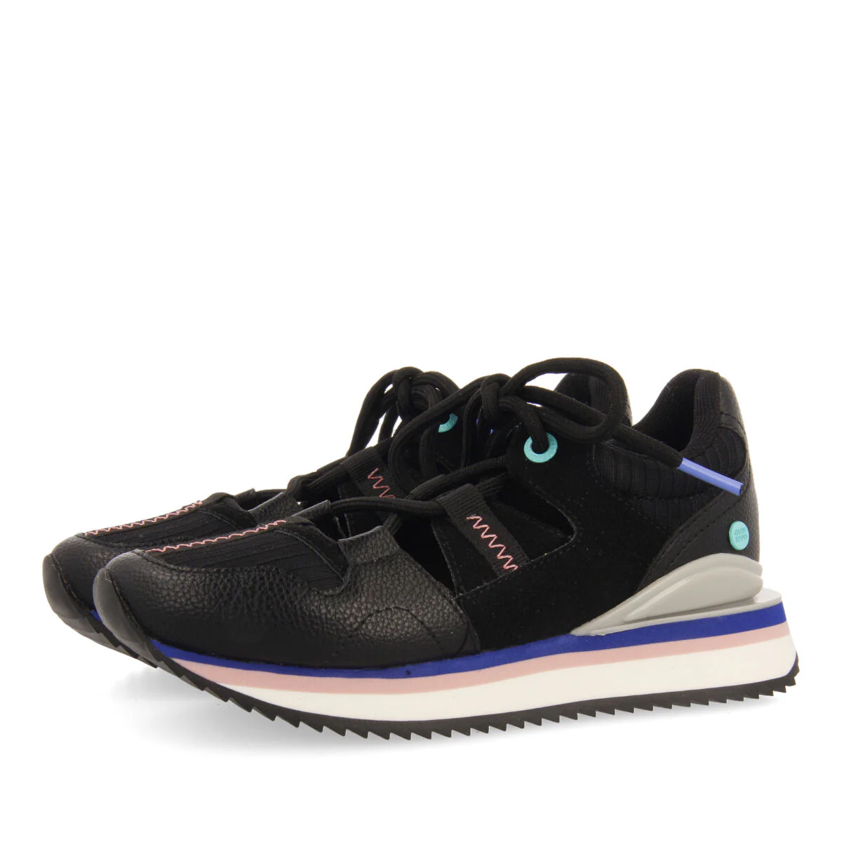 Dizone girls semi open black sneakers - Image 2