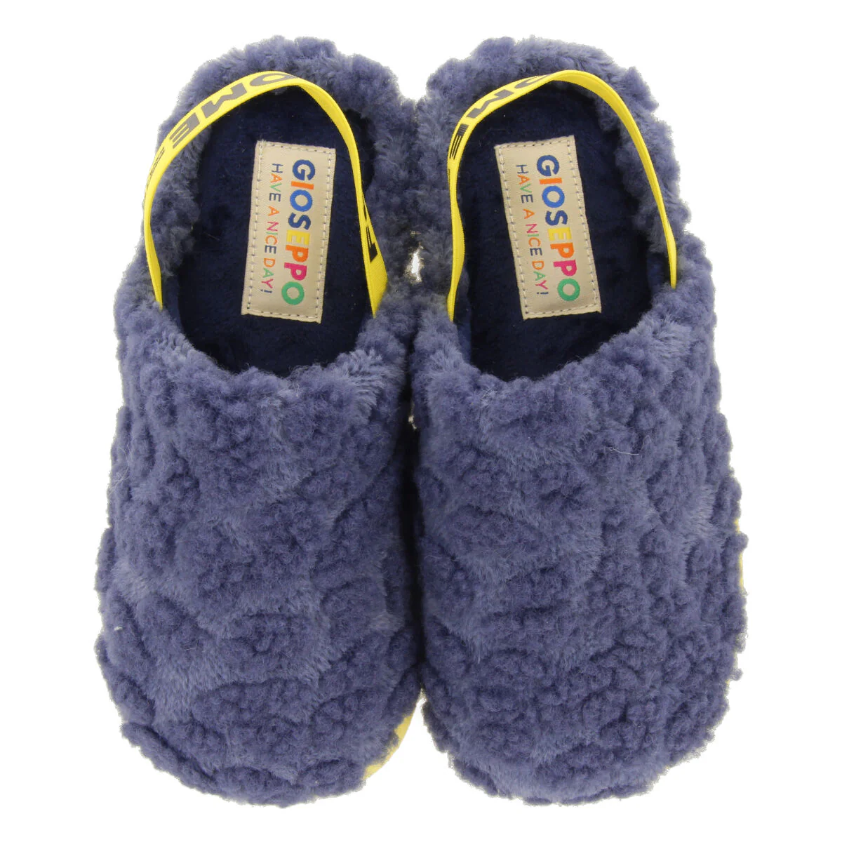 Dokka children's navy blue backless slippers - Image 2