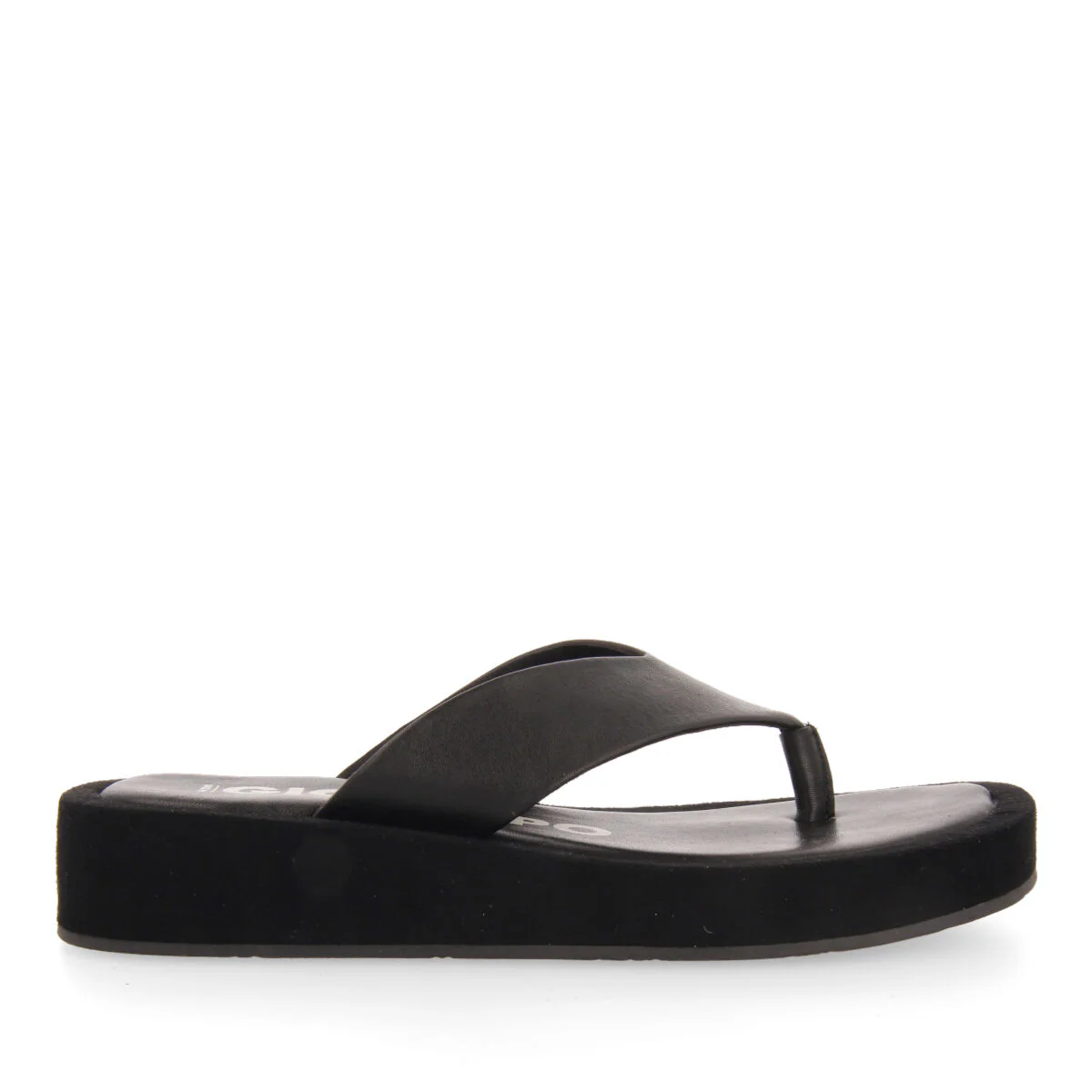 Domats women's sandals with thick soles and a black strap