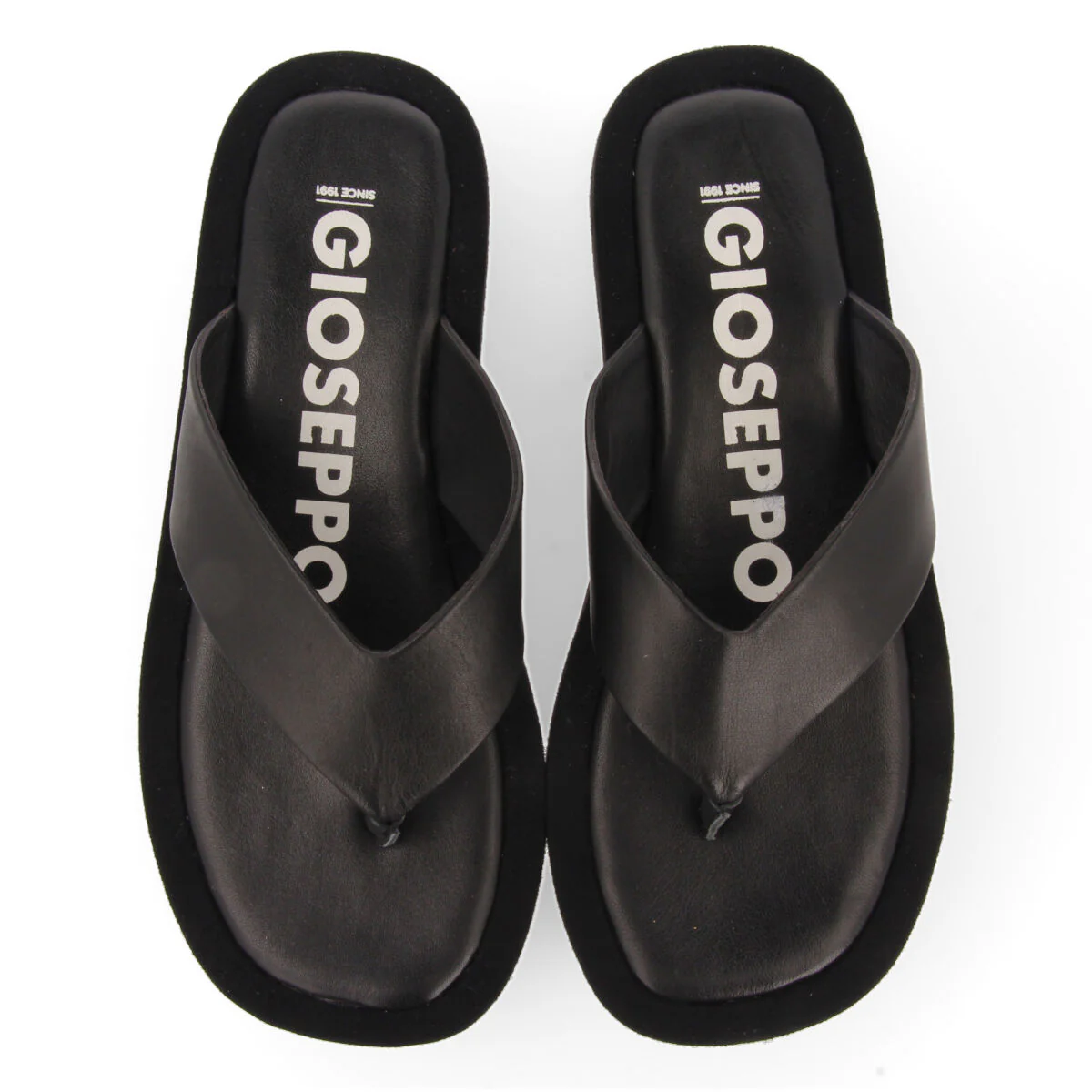Domats women's sandals with thick soles and a black strap - Image 3