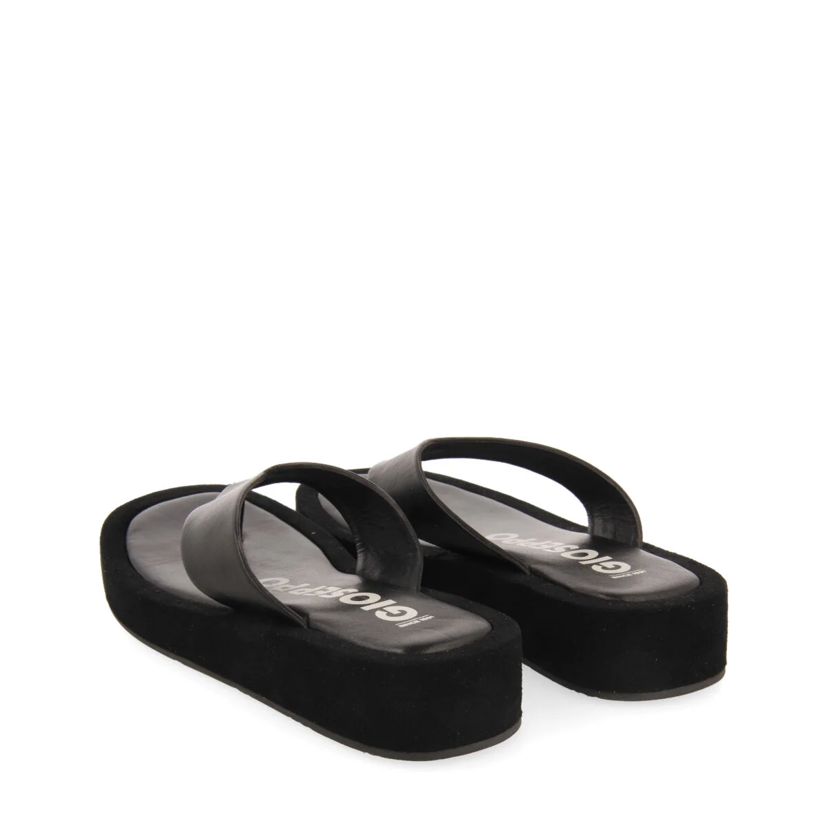 Domats women's sandals with thick soles and a black strap - Image 4