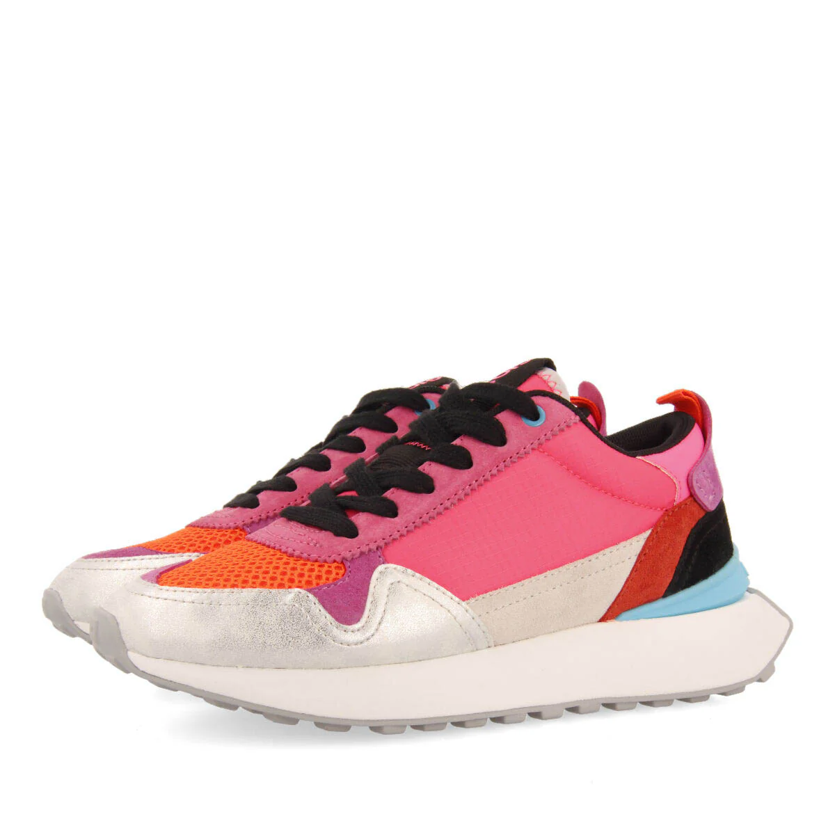 Dunkeld women's multicoloured retro sneakers - Image 4