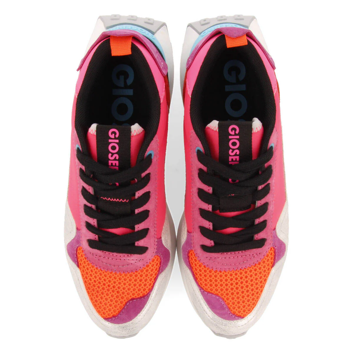 Dunkeld women's multicoloured retro sneakers - Image 5