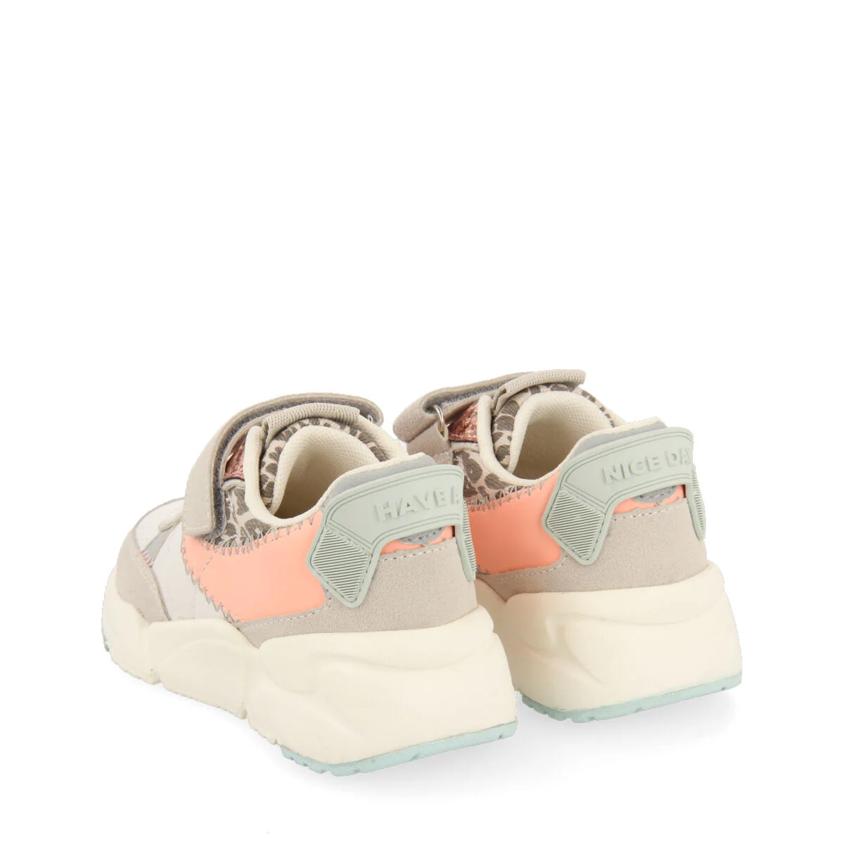 Edeia girls white sneakers with retro soles - Image 4