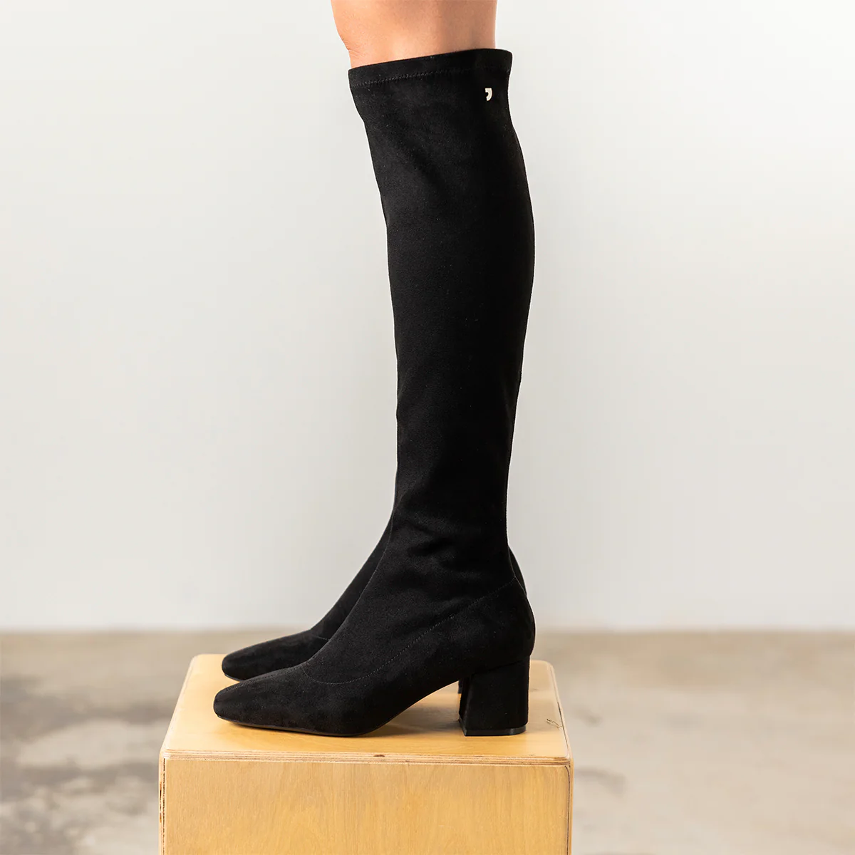 ELASTIC HIGH BOOTS WITH HEEL POPRAD - Image 2